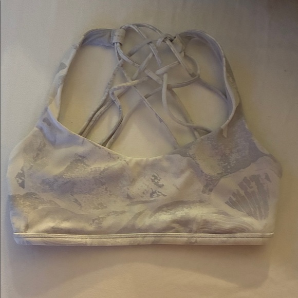 Lululemon Athletica Light Blue Strappy Sports Bra - Picture 2 of 5